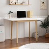 FUFU&GAGA Wooden Folding Table: Space - saving Design, Elegant Aesthetics, Sturdy Build - 2 of 4