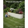 Raised Garden Bed, Metal Oval Raised Garden Beds, Outdoor Planter Box for Vegetables Planter Boxes, Heavy-Duty Outdoor Gardening Kit - 2 of 4