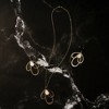 Pavilion Gift Company - Gold Petal - Mother of Pearl Earrings - Earrings - 3 of 4