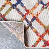 Modern Diamond Lattice Indoor Outdoor Runner or Area Rug by Blue Nile Mills - 4 of 4