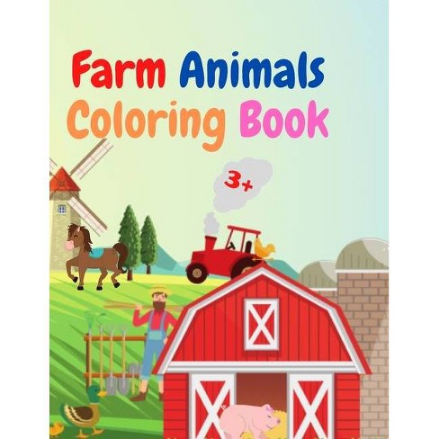 Download Farm Animals Coloring Book By Urtimud Uigres Paperback Target