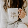 Sweet Water Decor Hello Gorgeous Gold Handle Coffee Mug - 16oz - 3 of 4