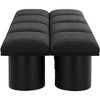 Meridian Furniture,Pavilion Boucle Fabric Bench - 3 of 4