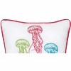 C&F Home 10" x 10" Jellyfish  Small Petite  Size Accent Throw Pillow Pillow - 2 of 3