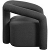 Meridian Furniture,Otto Black Boucle Fabric Accent Chair - 4 of 4