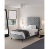 Manhattan Comfort Crosby Modern Velvet Upholstered Bed - 2 of 4