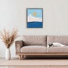 Stupell Industries Simple Blue Sky View Floating Frame Canvas Art - 3 of 4