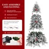 Racxily 6FT Artificial Christmas Tree,Easy Assembly PE&PVC Xmas Tree,Style for Home Office Holiday Party - 4 of 4