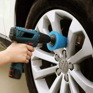 5-Piece Automotive Polishing Sponge Set, Tapered & Ball Pad Buffing Tools for Detailing - 1 of 4