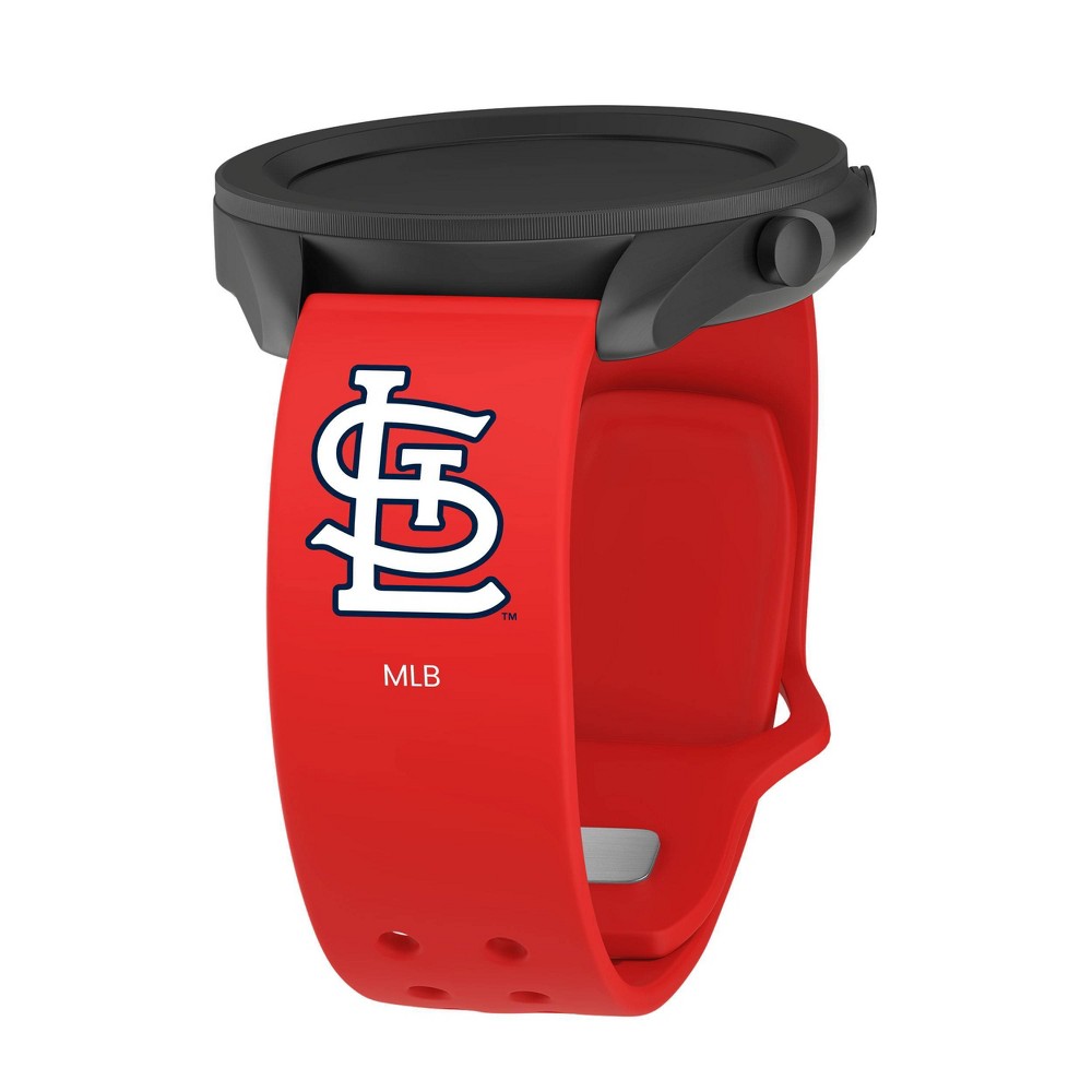 Photos - Watch Strap MLB St. Louis Cardinals Samsung Watch Compatible Silicone Sports Band - 22