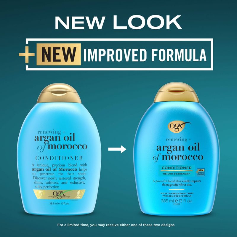 OGX Renewing + Argan Oil of Morocco Hair Soften & Strengthen Conditioner, 4 of 12