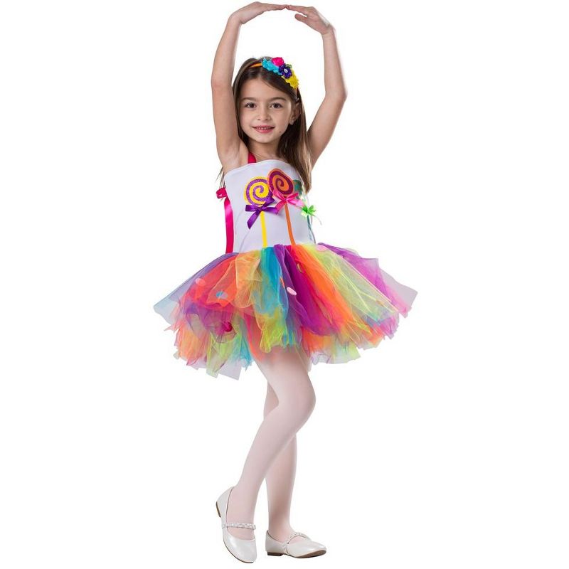 Dress Up America Candy Lollipop Dress Costume For Toddler Girls, 3 of 4