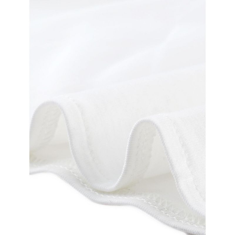 cheibear Women's Victorian Princess Lace Short Sleeve Cotton Sleepwear, 5 of 6