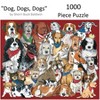 Hart Puzzles Dogs, Dogs, Dogs by Sherri Buck Baldwin, 24 x 30 1000 Piece Puzzle - 2 of 4