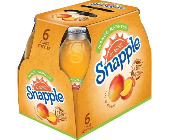 Snapple Mango Madness - 6pk/16 fl oz Glass Bottles