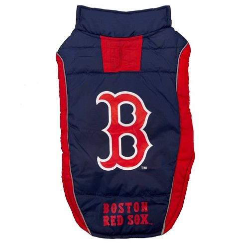 BOSTON RED SOX Embroidered MITCHELL & NESS / COOPERSTOWN Md. Puffer Vest -  EXC