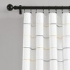 Lush Decor Ombre Stripe Yarn Dyed Cotton Blend Window Curtain Panel Set - 2 of 4