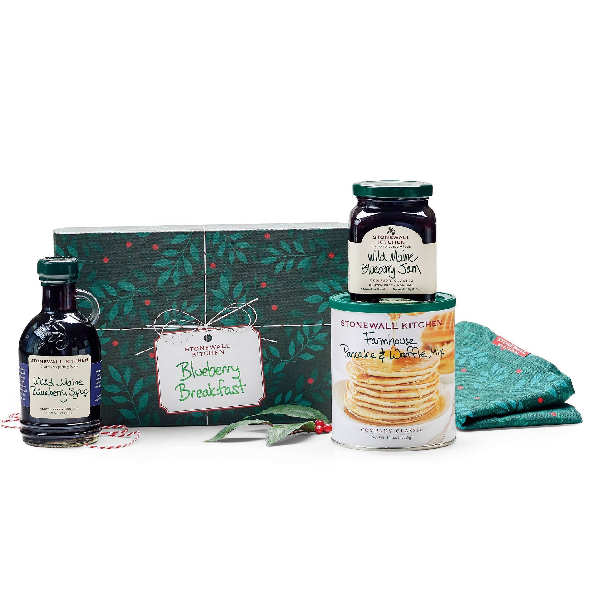 Stonewall Kitchen Holiday Blueberry Breakfast Baking Gift Set - 4.6lbs/3pc