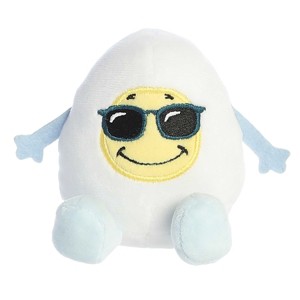 Aurora Mini Sunny Egg Eggspressions Punny Stuffed Animal White 3" - 1 of 4