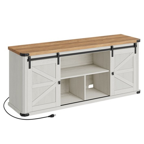 Vasagle Tv Stand For Tvs Up To 65 Inches, Farmhouse Entertainment ...