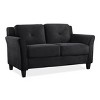 Harper Tufted Microfiber Loveseat - Lifestyle Solutions : Target