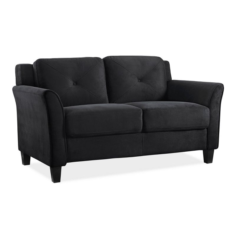 Harper Tufted Microfiber Loveseat - Lifestyle Solutions, 3 of 10