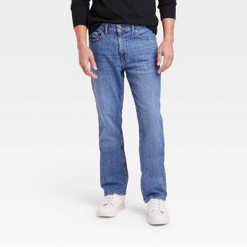 Men's Straight Fit Jeans - Goodfellow & Co™ Medium Wash 36x30