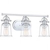 Quoizel Lighting Grant 3 - Light Vanity in  Polished Chrome - 3 of 4