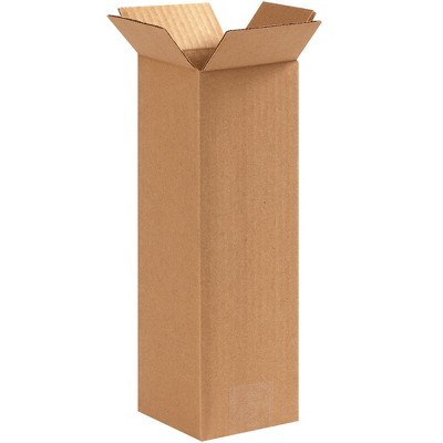 Photo 1 of Box Partners Corrugated Boxes 5" x 5" x 12" Kraft 25/Bundle 5512