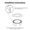 Yescom 15 Ft Universal Replacement Round Trampoline Safety Pad PVC EPE Foam Protection - 2 of 4