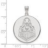 Black Bow Jewelry 10k White Gold Purdue Boilermakers NCAA Extra Large Pendant - 2 of 3