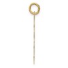 Black Bow Jewelry 14k Yellow Gold Happy Birthday Disc Charm or Pendant, 22mm - 2 of 4