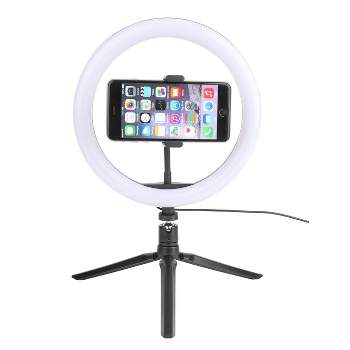Vivitar LED Ring Light 10", Selfie Light with Adjustable Tripod Stand, USB Powered