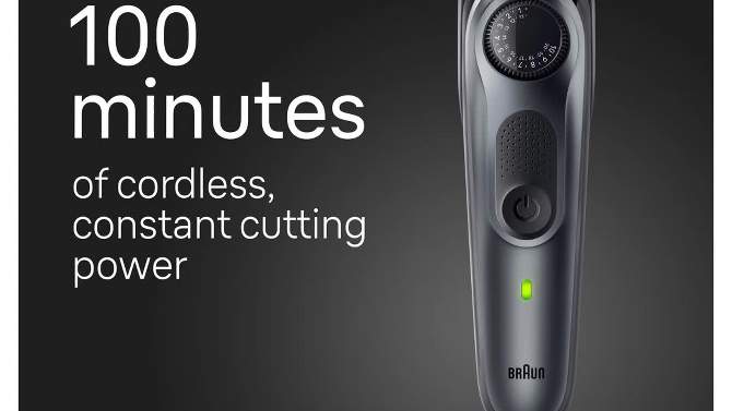 BRAUN ALL-IN-ONE STYLE KIT SERIES 5 AIO5490 RECHARGEABLE 9-IN-1 BODY, BEARD &#38; HAIR TRIMMER, 2 of 10, play video