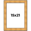PosterPalooza | Embellished Gold Picture Frame - UV Acrylic, Foam Board Backing, Hanging Hardware - 2 of 4