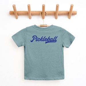 The Juniper Shop Pickleball Paddles Crossed Front And Back Youth Short Sleeve Tee - 1 of 4
