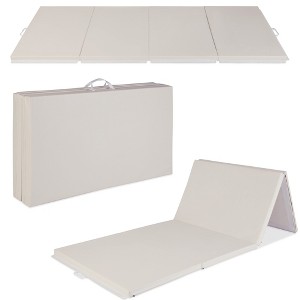 Best Choice Products 10ftx4ftx2in Folding Gymnastics Mat 4-Panel Exercise Workout Floor Mats w/ Handles - 1 of 4