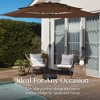Best Choice Products 10ft 3-Tier Patio Umbrella, Market Sun Shade w/ Tilt Adjustment, Easy Crank - 4 of 4