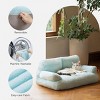 Boersma Plush Cat & Small Dog Bed – Washable Indoor Pet Couch with Non-Slip Bottom for Cats, Kittens & Puppies - 4 of 4