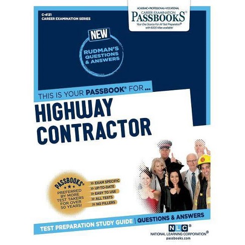 Highway Contractor By National Learning Corporation Paperback - 