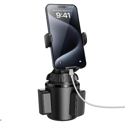 TruAIR Car Cup Phone Holder with Long Arm