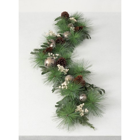 Trimsetter Highland Holiday Collection 6 ft Pearl Beaded Tree Garland