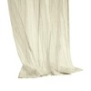 Habitat Paloma Sheer Dual Header Stylish and Functional Curtain Panel Cream - image 4 of 4