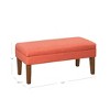 Homepop Storage Bench Coral Homepop Target
