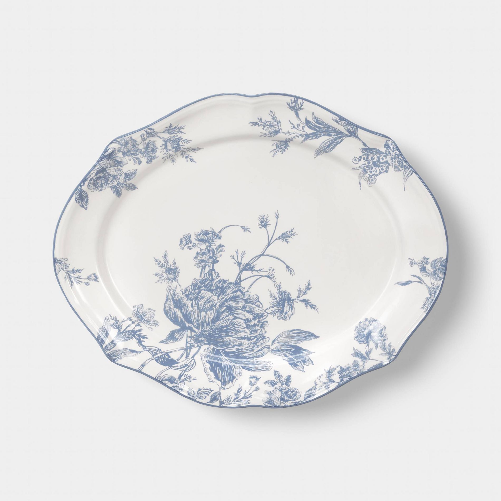 Stoneware Legacy Heirloom Oval Serve Platter - Threshold™