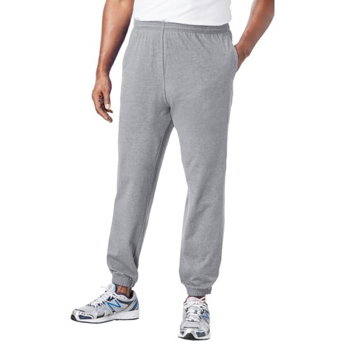 Kingsize Men's Big & Tall Lightweight Elastic Cuff Sweatpants - Tall ...