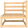 vidaXL 2 Piece Patio Lounge Set with Cushions Solid Wood Pine - 4 of 4