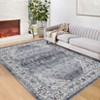 Area Rugs Washable Area Rug for Living Room, Vintage Boho Large Rugs Distressed Indoor Floor Carpet for Office Dining Room Hallway - 2 of 4