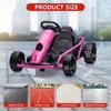 COZONY Ride on Go Kart for Kids, 24V 9Ah Battery, 300W*2 Motors, 8MPH Drifting Car with Music, Horn & Slow Start, Max Load 175lbs, 8-12 Years - 2 of 4