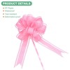 Unique Bargains PP Plastic Waterproof Tear-Resistant Durable  Flower Gift Wrap 20 Count 4.72 Inch - 2 of 4
